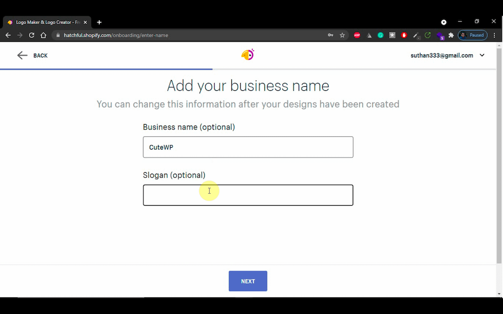 Place your business name